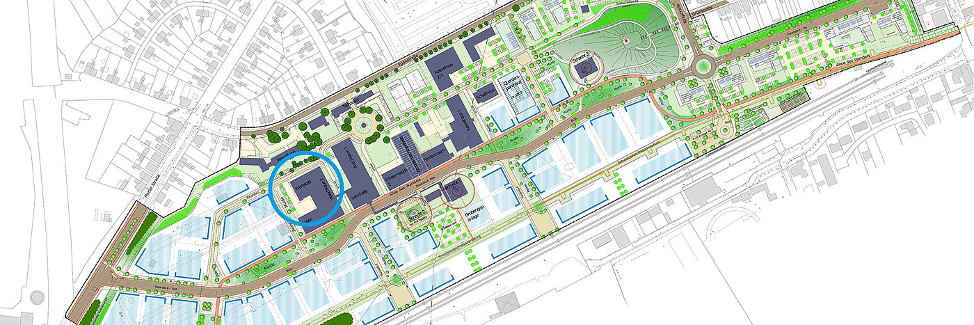 Lageplan der Bestandsimmobilie