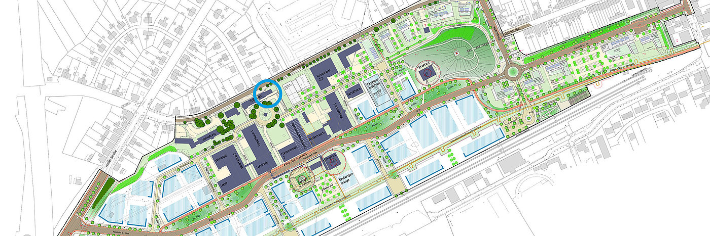 Lageplan der Bestandsimmobilie