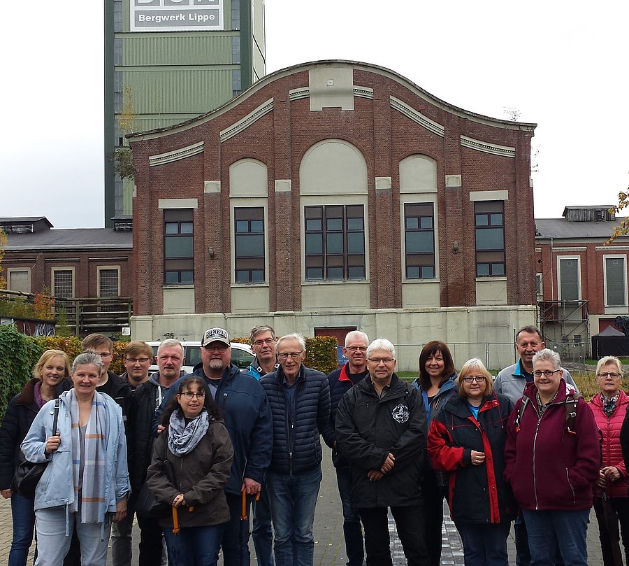 Neue Zeche Westerholt Gruppenfoto Führung