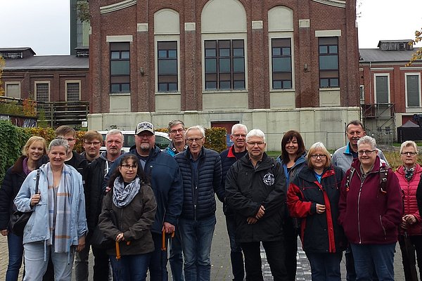 Neue Zeche Westerholt Gruppenfoto Führung