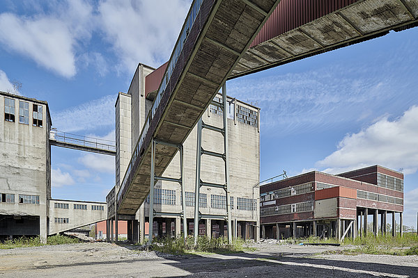 Neue Zeche Westerholt Rückbau der Sieberei und des Rundeindickers fotografiert von Martin Schmüdderich
