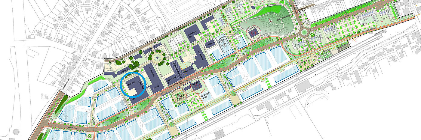 Lageplan der Bestandsimmobilie