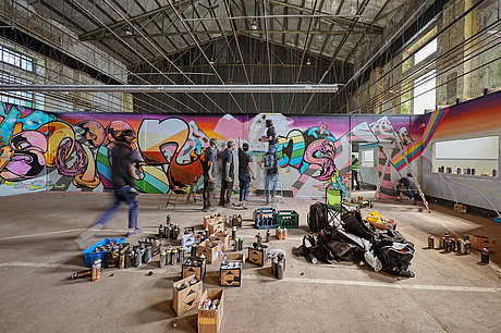 Neue Zeche Westerholt Graffiti Aktion