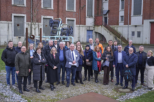 Neue Zeche Westerholt Gruppenbild polnische Delegation