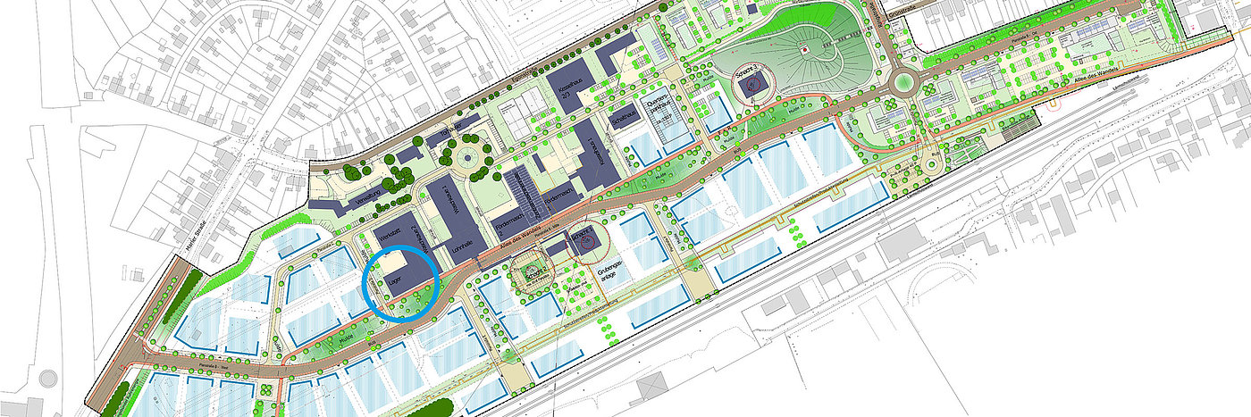 Lageplan der Bestandsimmobilie