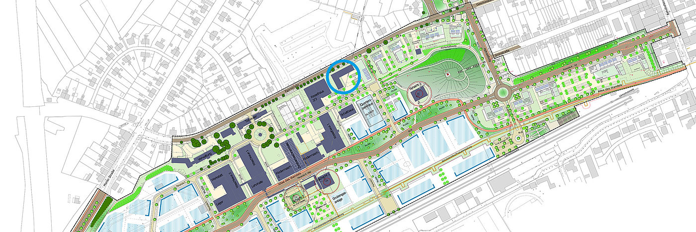 Lageplan der Bestandsimmobilie