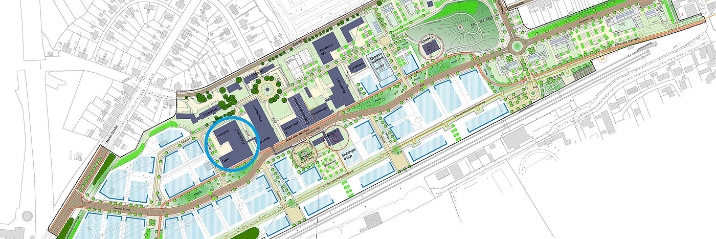 Lageplan der Bestandsimmobilie