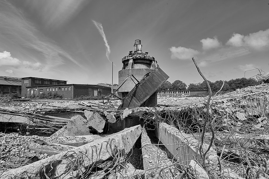 Rückbau auf dem Zechengelände