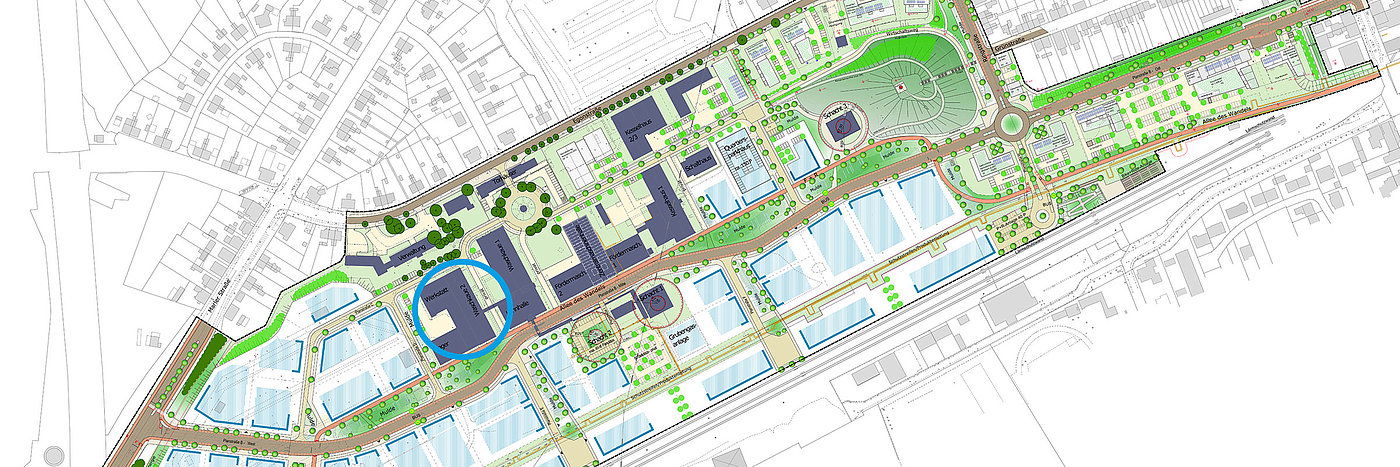 Lageplan der Bestandsimmobilie