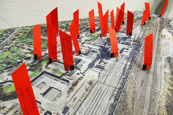 Neue Zeche Westerholt Masterplan Arena 1, Markt der Ideen Entwurf