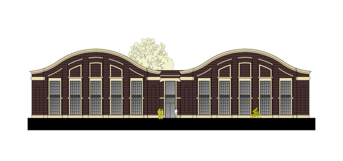 Fahrradhalle und Kranwerkstatt 