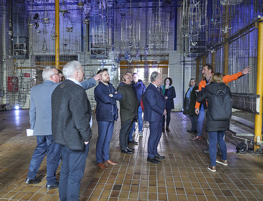 Neue Zeche Westerholt Gruppenführung polnische Delegation