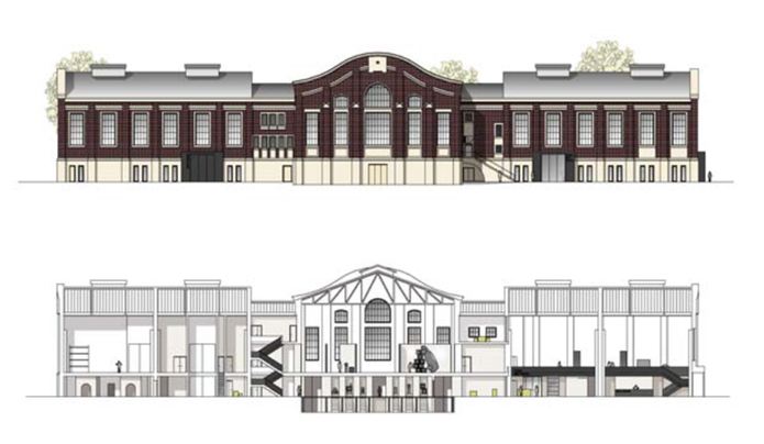 Ensemble industriehistorischer Gebäude