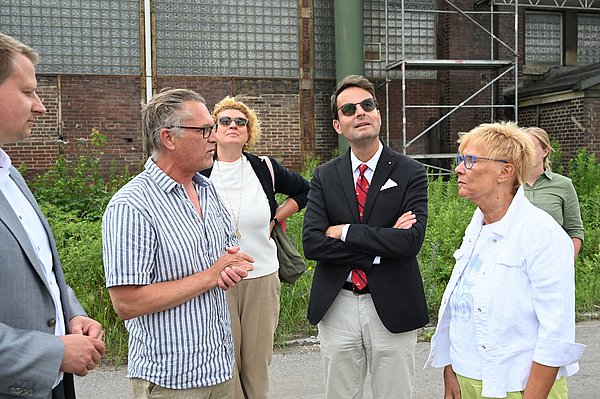 Neue Zeche Westerholt Besuch Regierungspräsident 