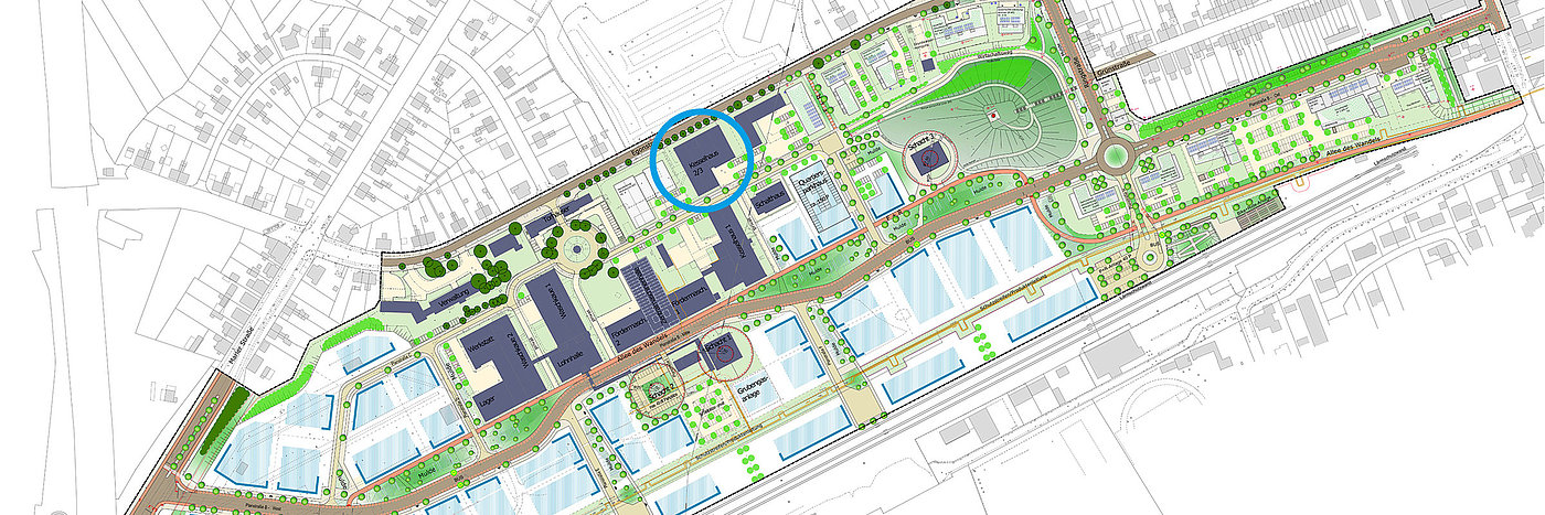 Lageplan der Bestandsimmobilie