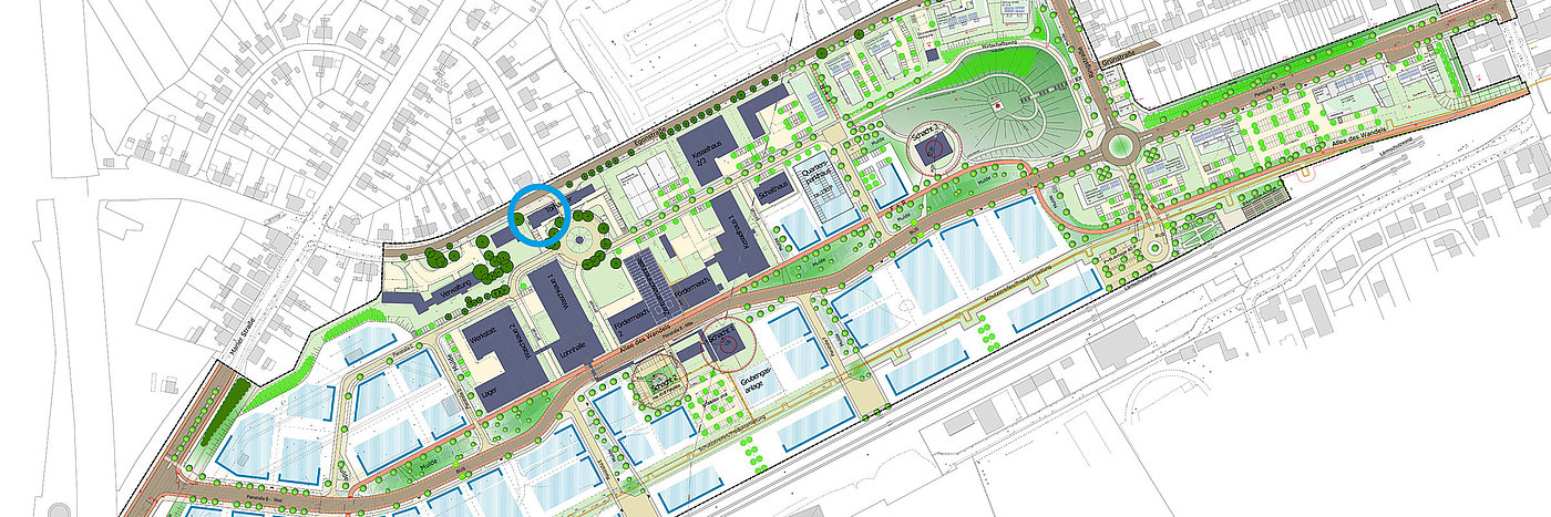 Lageplan der Bestandsimmobilie