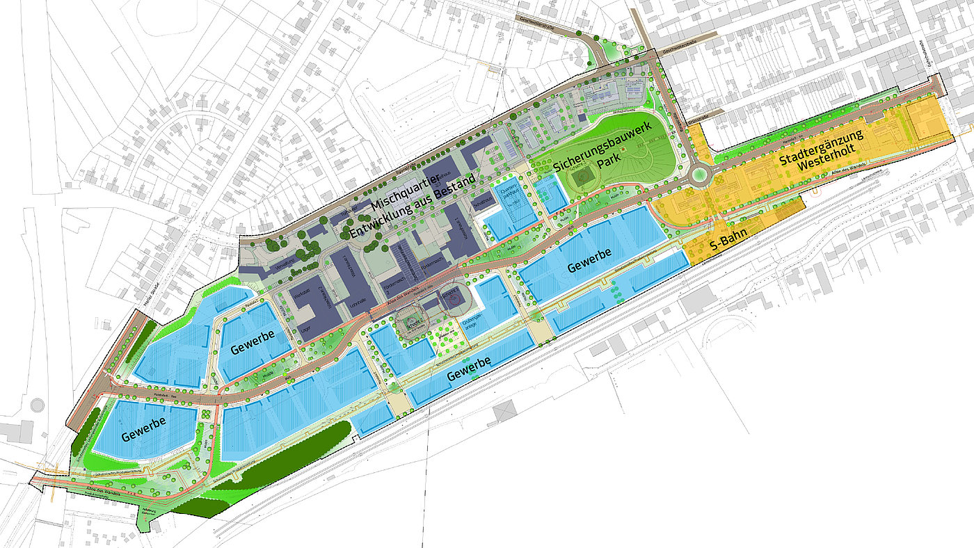 Masterplan der Neuen Zeche Westerholt