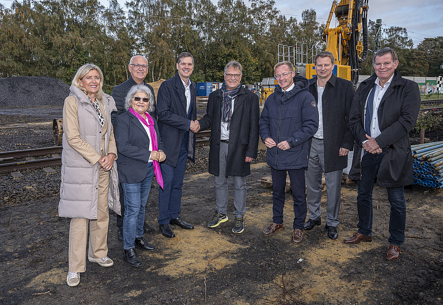 Neue Zeche Westerholt Pressetermin Städtebaulicher Brückenschlag