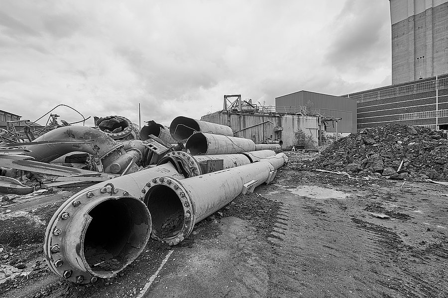 Rückbau auf dem Zechengelände