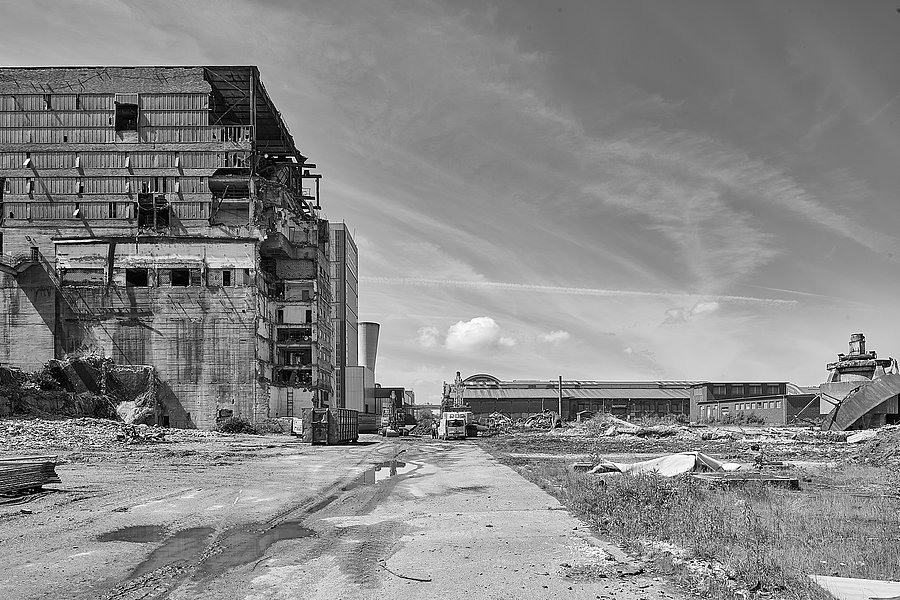 Rückbau auf dem Zechengelände