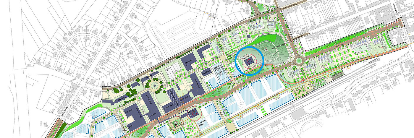 Lageplan der Bestandsimmobilie