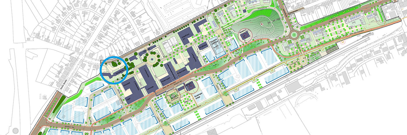 Lageplan der Bestandsimmobilie