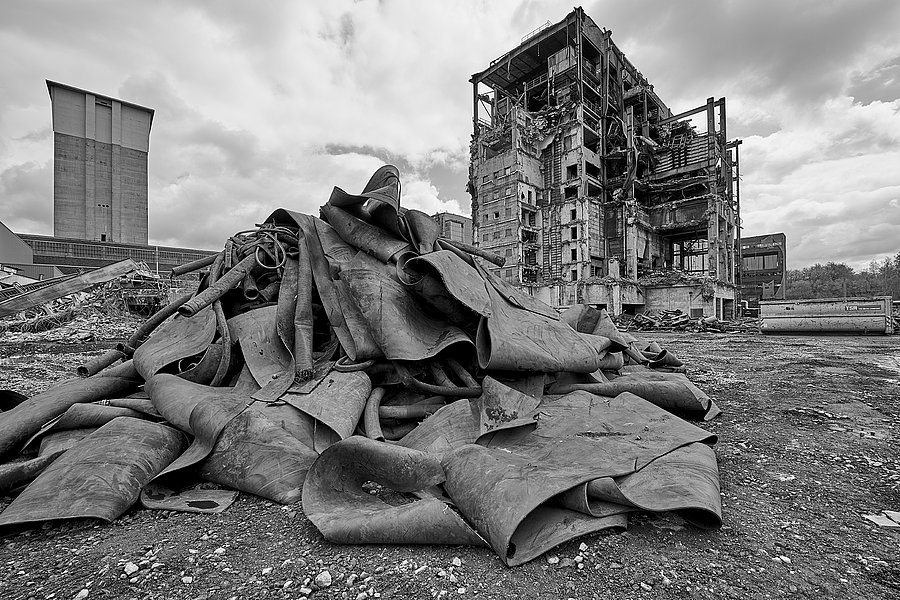 Rückbau auf dem Zechengelände
